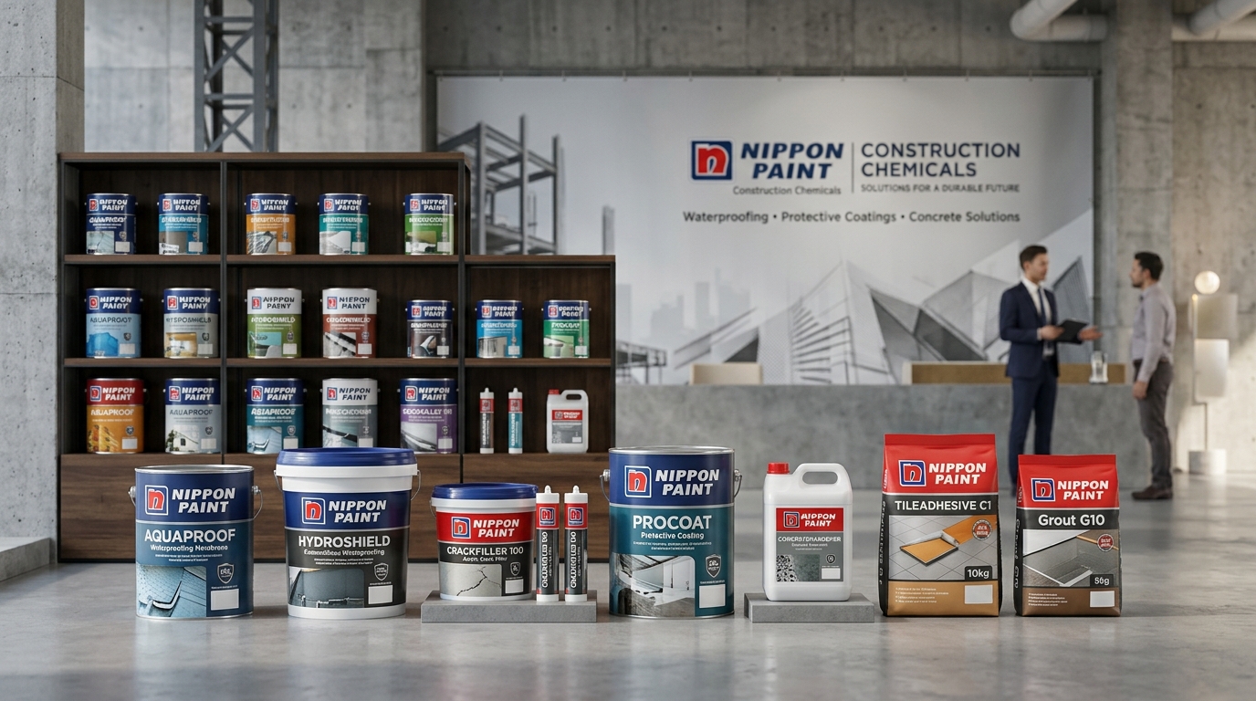 Industrial construction chemicals and waterproofing